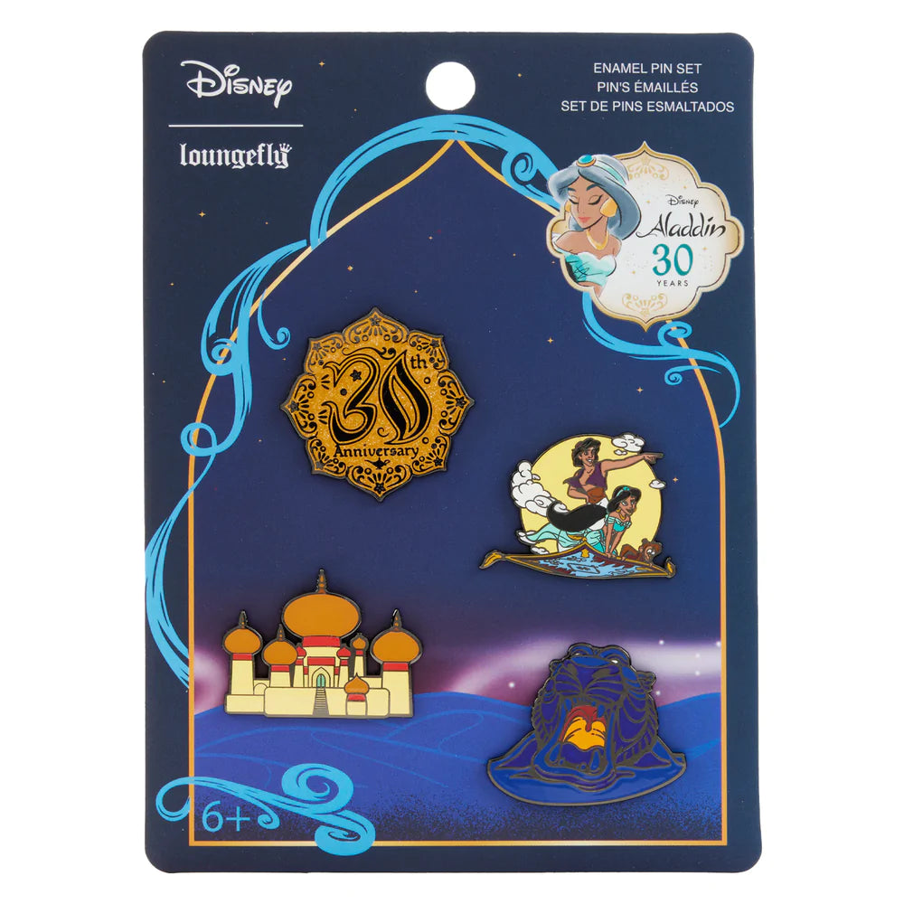 Aladdin 30th Anniversary 4pc Pin Set