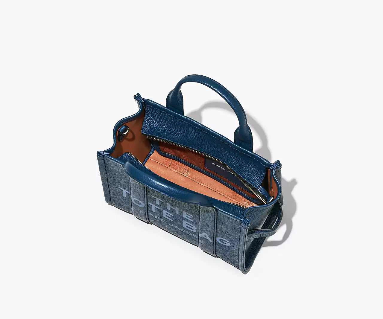 THE LEATHER MINI TOTE BAG- Blue