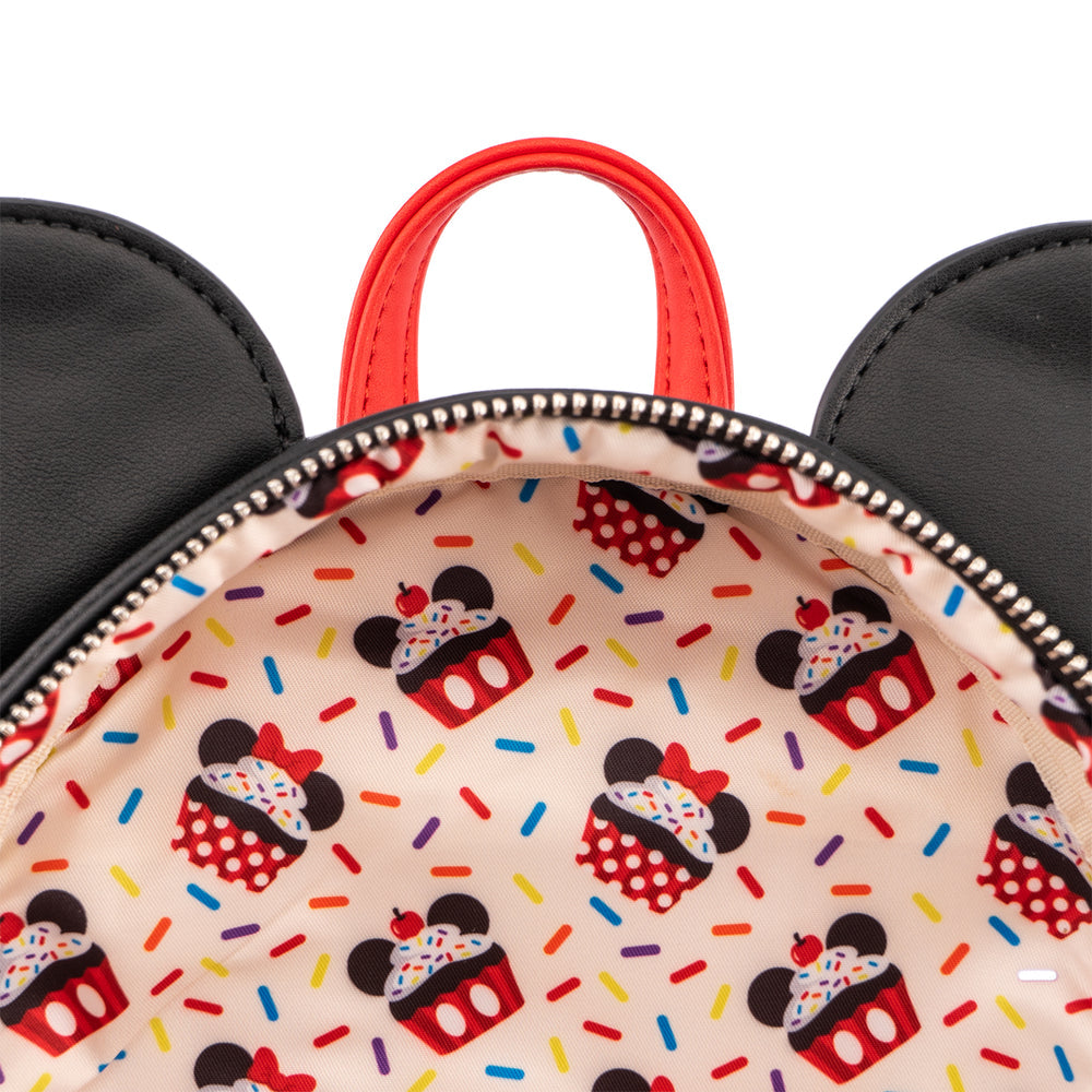 Minnie Mouse Sprinkle Cupcake Cosplay Mini Backpack