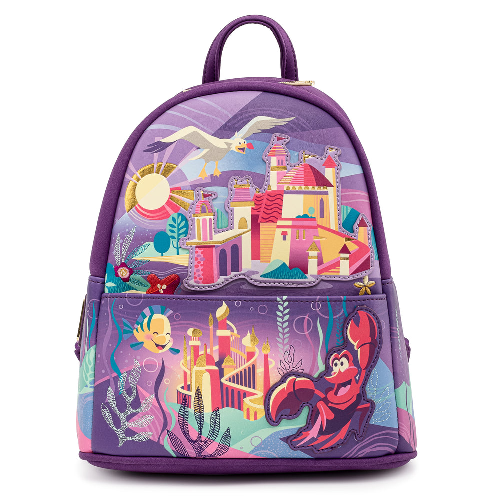 Disney The Little Mermaid Ariel Castle Mini Backpack