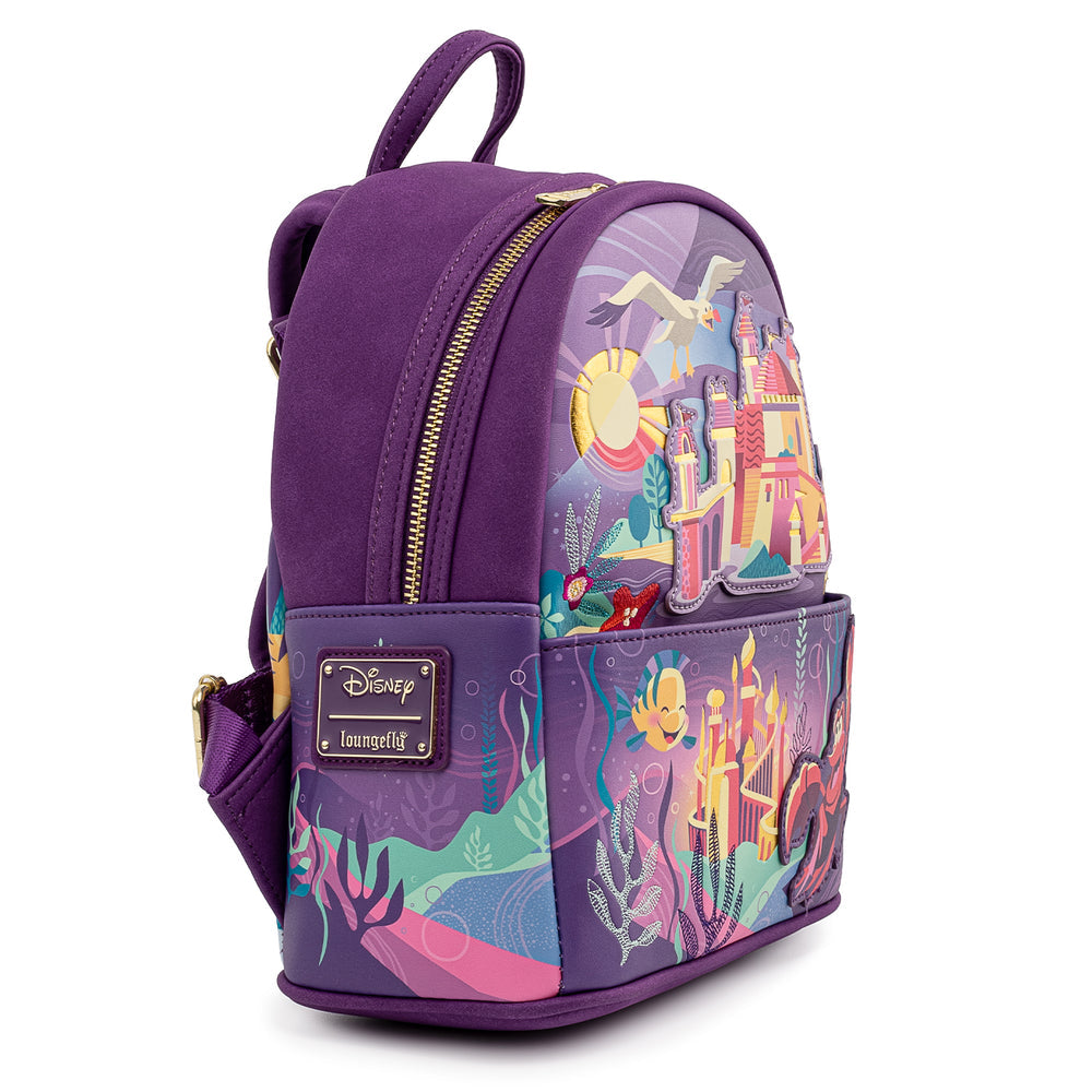 Disney The Little Mermaid Ariel Castle Mini Backpack