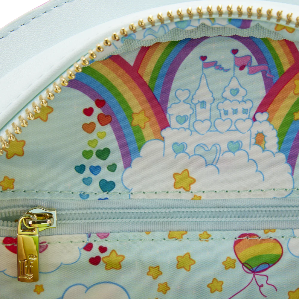 Care Bears Funshine Bear Rainbow Swing Crossbody Bag