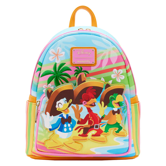 Exclusive - Three Caballeros Beach Scene Mini Backpack