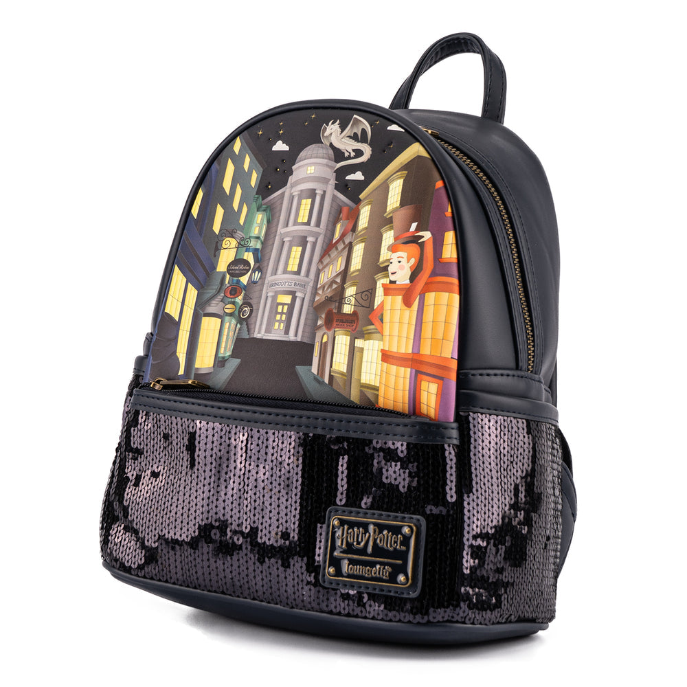 Harry Potter Diagon Alley Sequin Mini Backpack