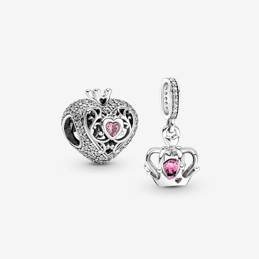 Regal Crown Charm Duo