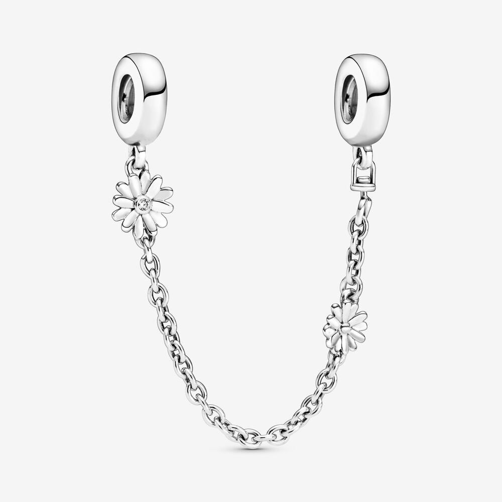 Daisy Flower Safety Chain Charm