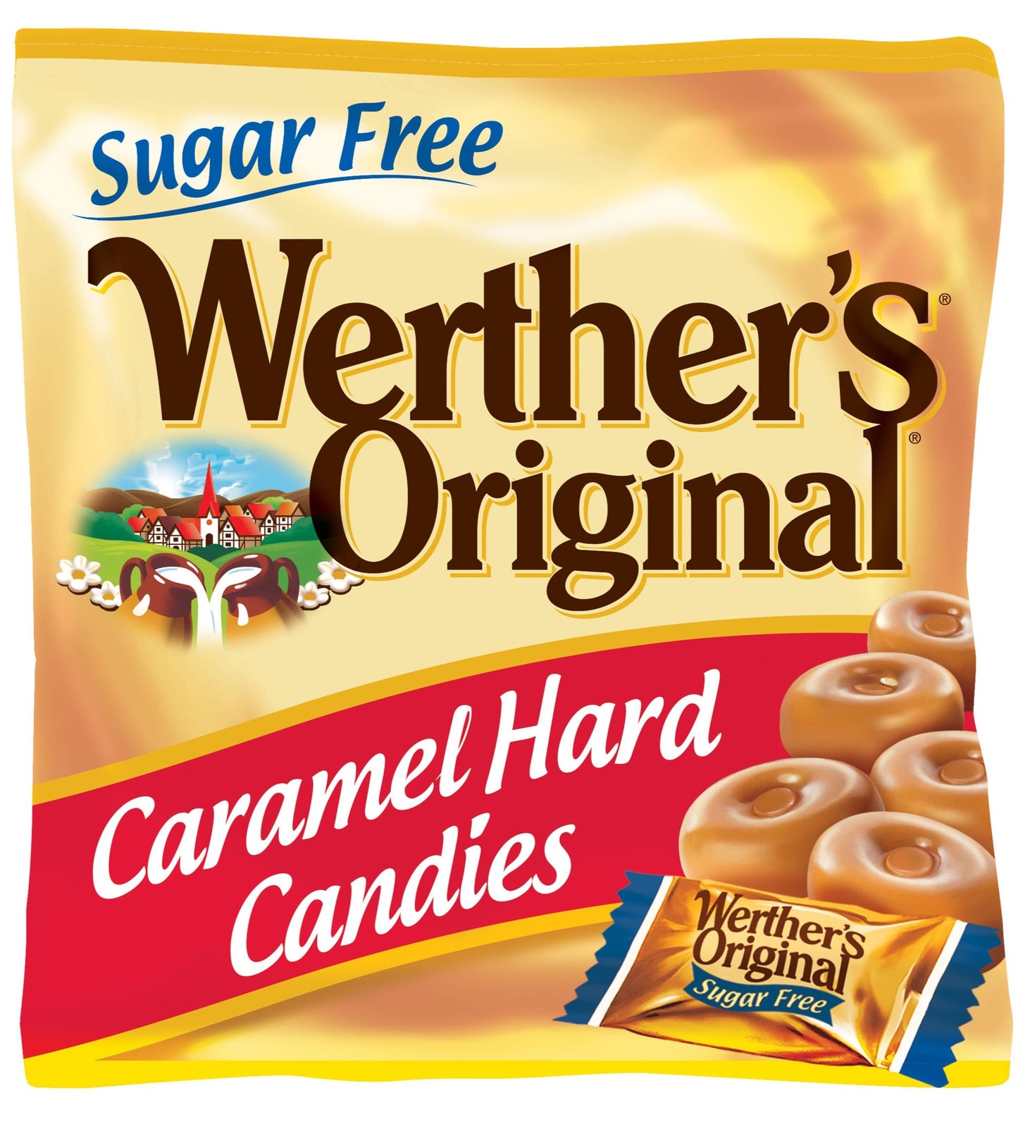 Werther's Caramel- Hard Candies Sin Azúcar Caramel