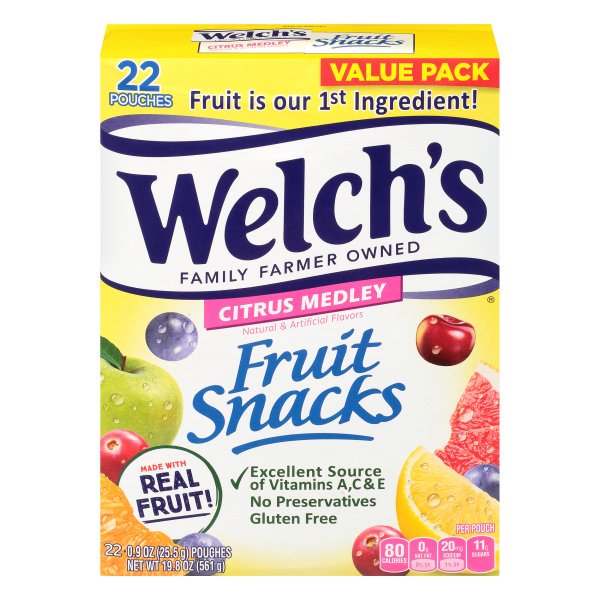 Welch's Fruit- Snacks Citrus Medley Value Pack