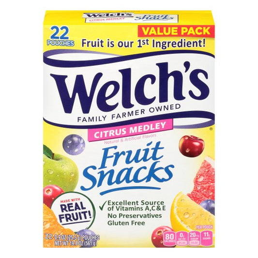 Welch's Fruit- Snacks Citrus Medley Value Pack