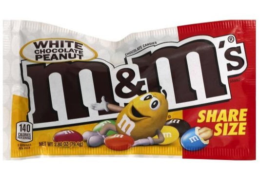 WHITE CHOCOLATE PEANUT SHARING SIZE