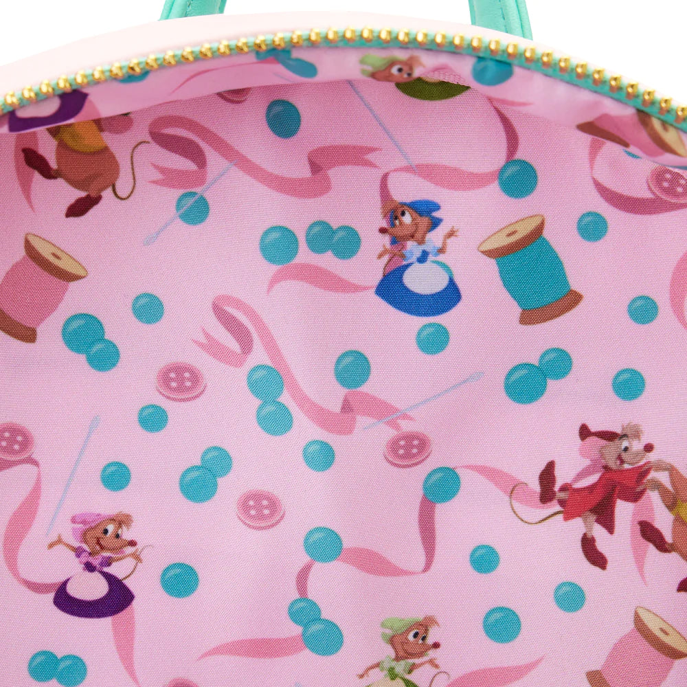 Cinderella Gus and Jaq Teacup Mini Backpack