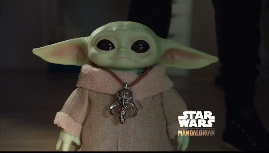 Baby yoda con discount sonido y movimiento