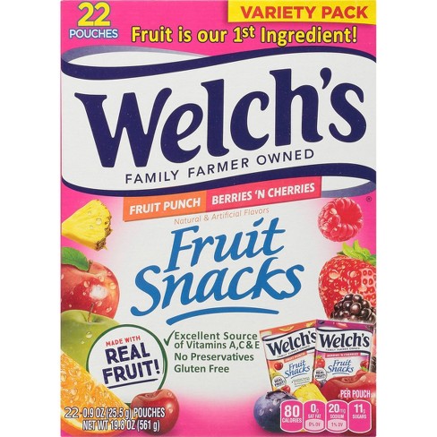 Welch's Fruit -Punch & Berries'n Cherrie Value  Pack