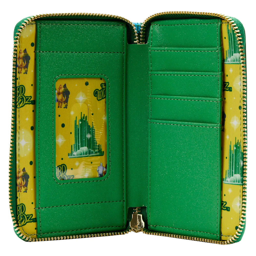 Wizard of Oz Emerald City Zip Around Wallet