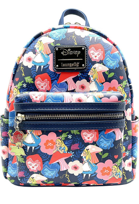 Exclusive - Disney Alice in Wonderland Floral Mini Backpack