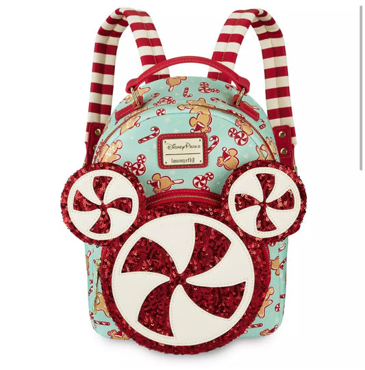 Mickey Mouse Holiday Treats Loungefly Mini Backpack