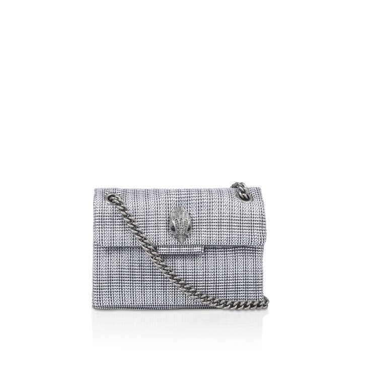 Kurt Geiger Fabric Mini Kensington Silver