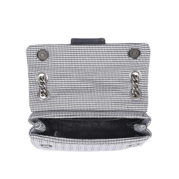 Kurt Geiger Fabric Mini Kensington Silver