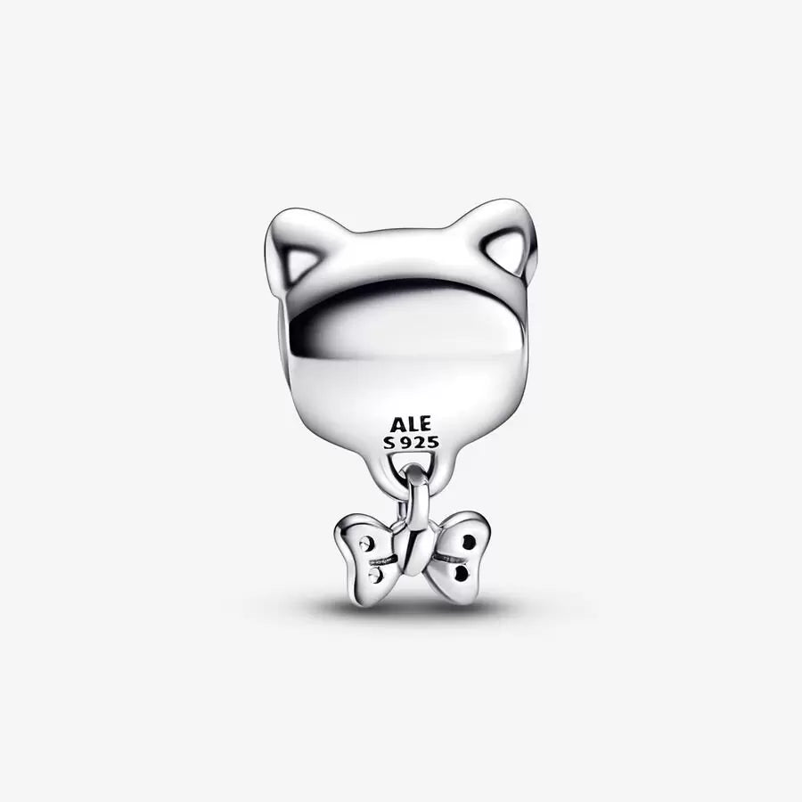 Pet Cat & Bow Charm