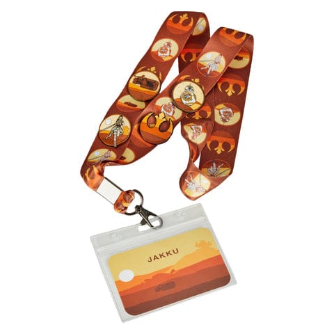 Star Wars Lands Jakku Lanyard with Card Holder & 4 Pins