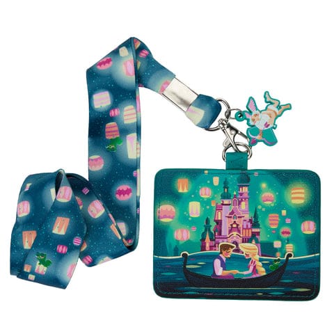 Tangled Rapunzel Castle Lanyard with Card Holder