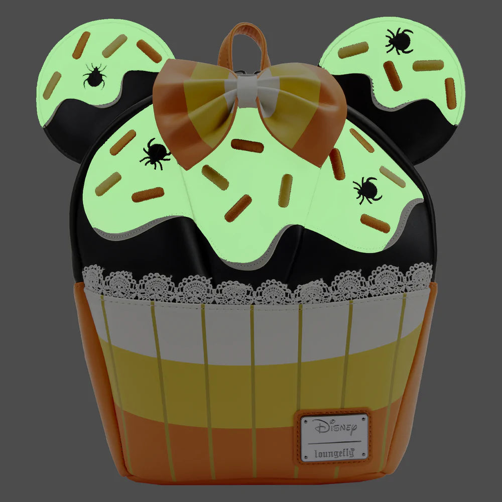 Exclusive - Minnie Mouse Candy Corn Cupcake Glow Mini Backpack