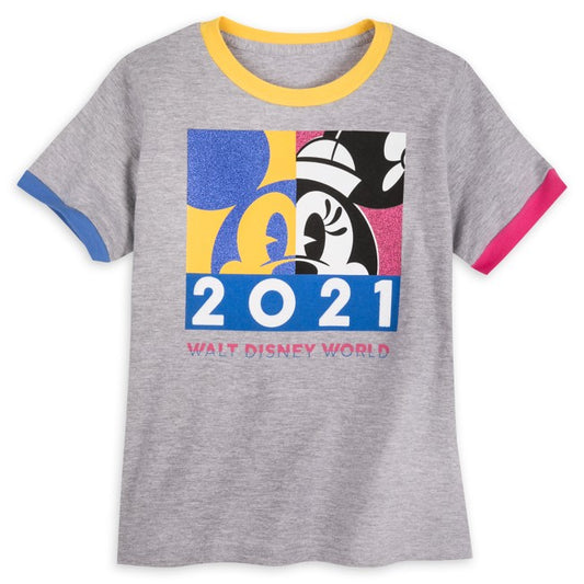 Minnie Mouse Ringer T-Shirt for Girls – Walt Disney World 2021