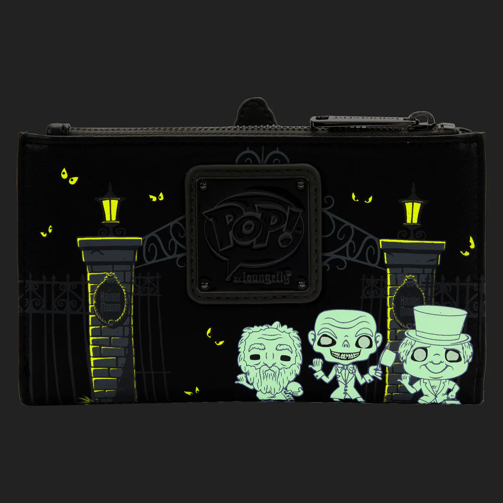 Exclusive - Funko Pop! by Loungefly Haunted Mansion Hitchhiking Ghosts Glow Flap Wallet