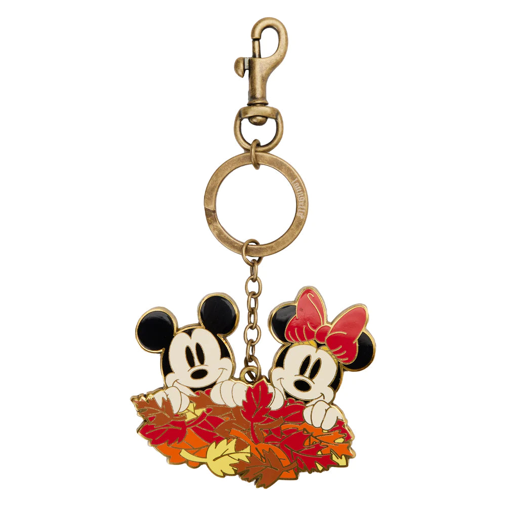 Exclusive - Disney Fall Minnie Mouse Enamel Keychain