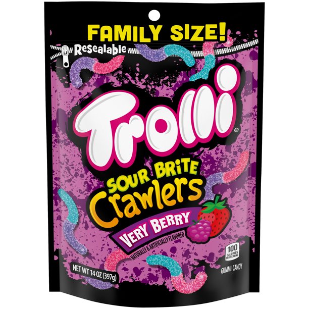 Trolli Sour Brite Crawlers Very Berry