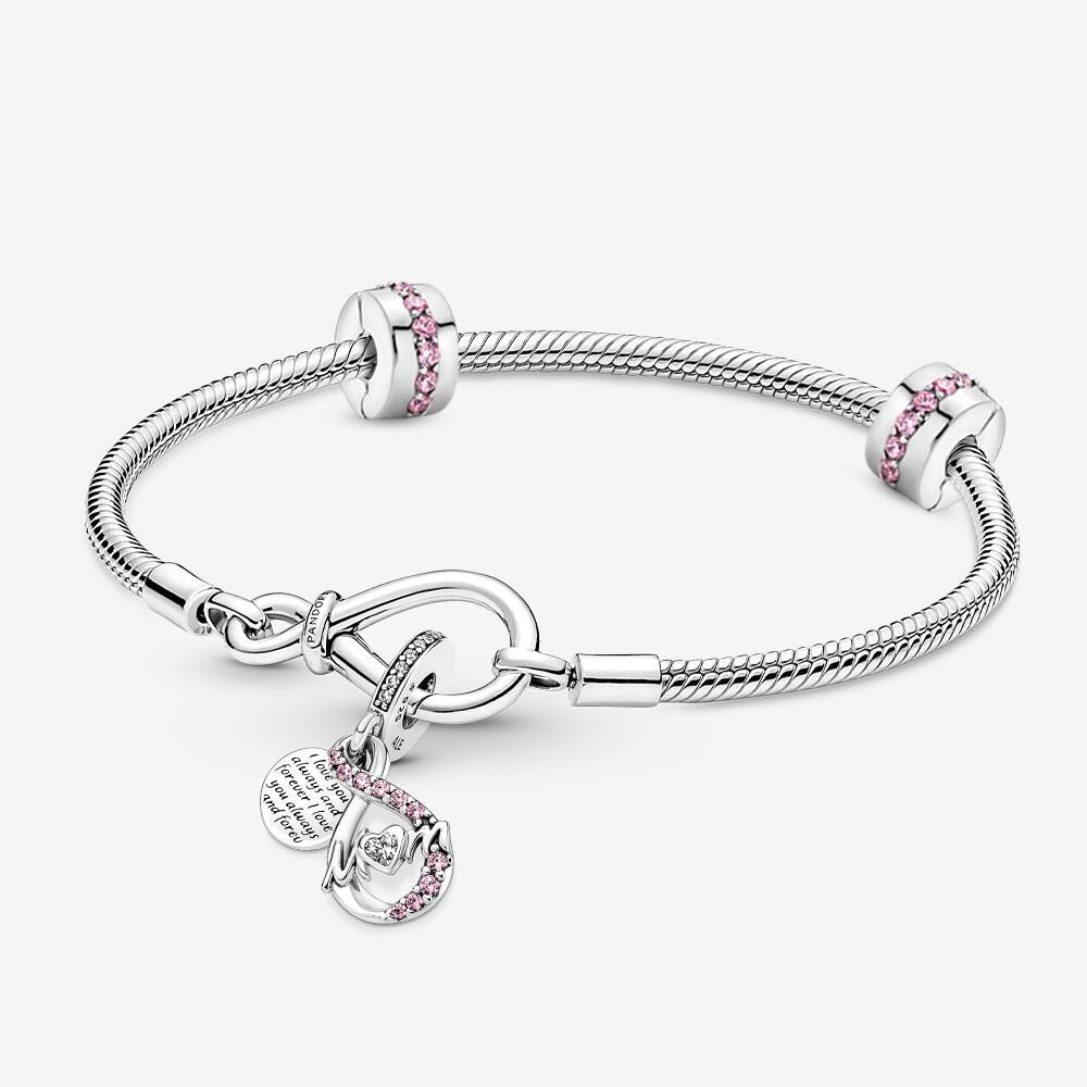 Always and Forever Mom Charm Bracelet Set