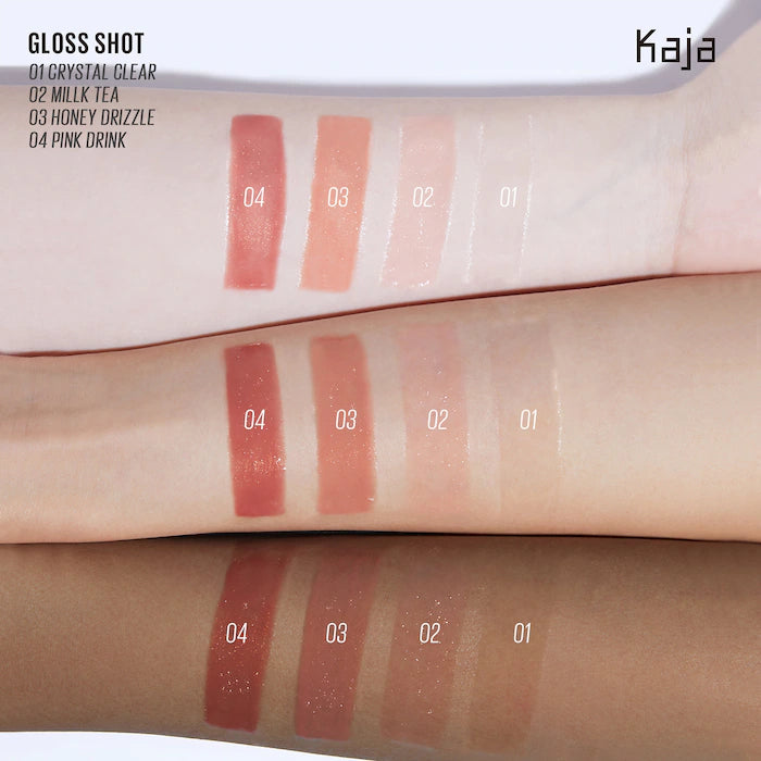 Kaja Gloss Shot Hydrating Lip Gloss- Crystal Clear