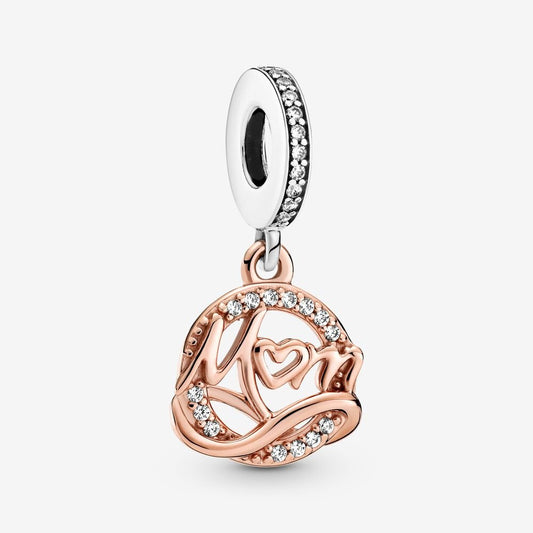 Two-tone Mom Dangle Charm