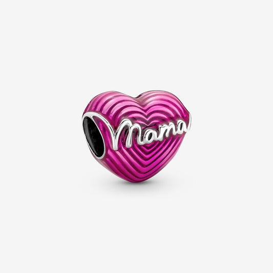 Radiating Love Mama Heart Charm