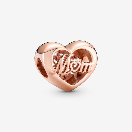 Thank You Mom Heart Charm