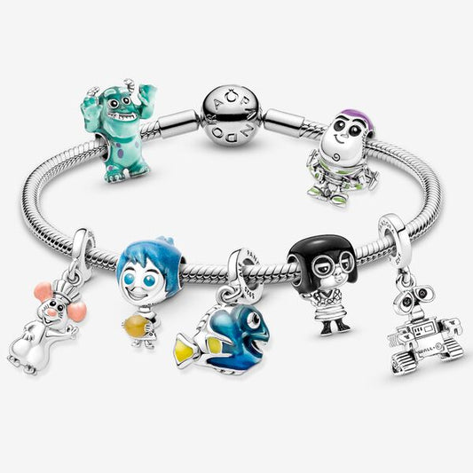 Disney Pixar Charm Bracelet Set