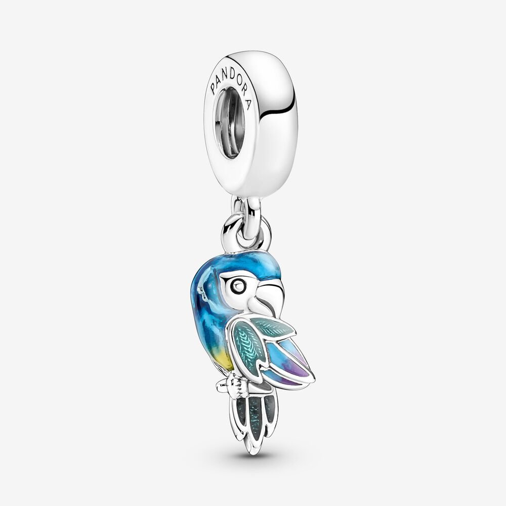 Jungle Paradise Parrot Dangle Charm