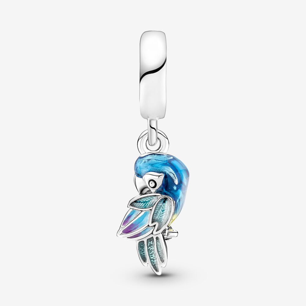 Jungle Paradise Parrot Dangle Charm