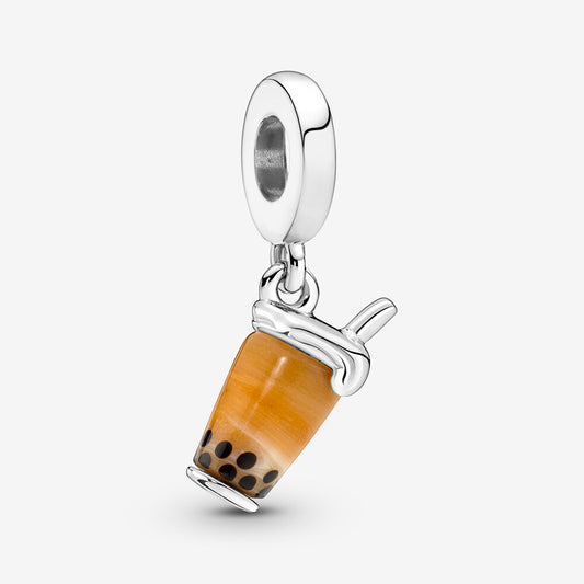 Murano Glass Bubble Tea Dangle Charm