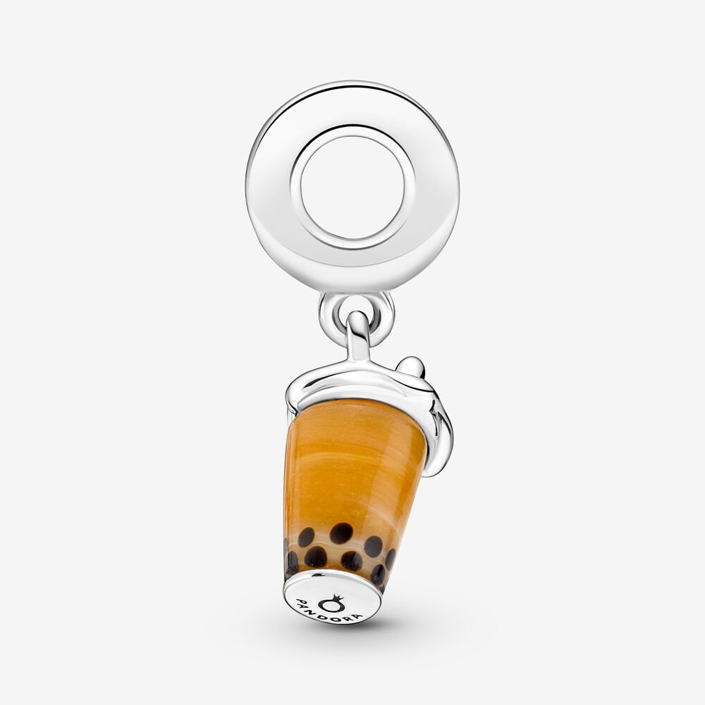 Murano Glass Bubble Tea Dangle Charm