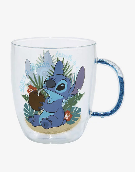 Lilo & Stitch- Taza de Cristal Stitch