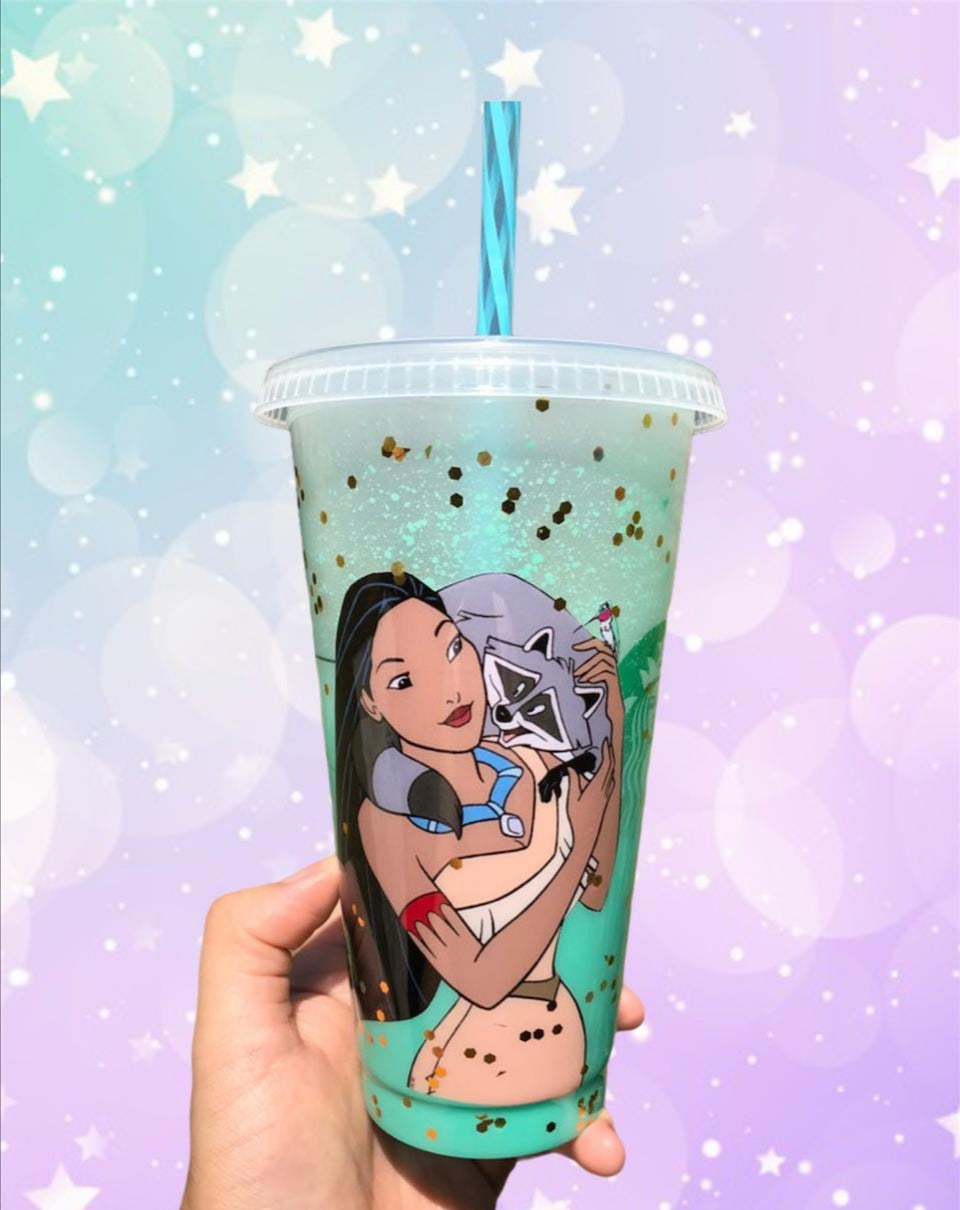 Vaso Starbucks-Pocahontas y Miko