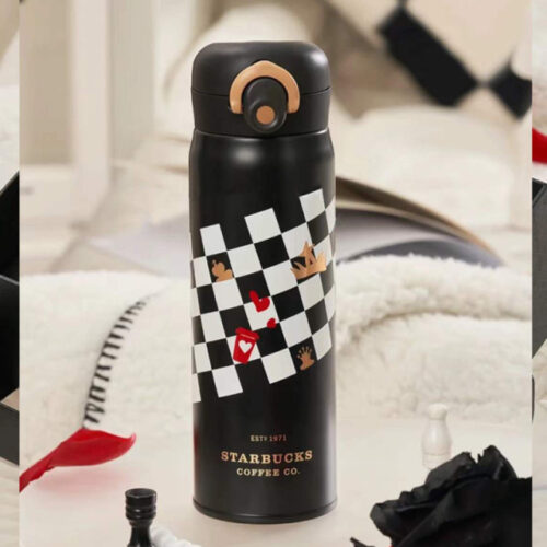 Chess Series x Thermos Collaboration Chessboard Design Large Capacity Thermos