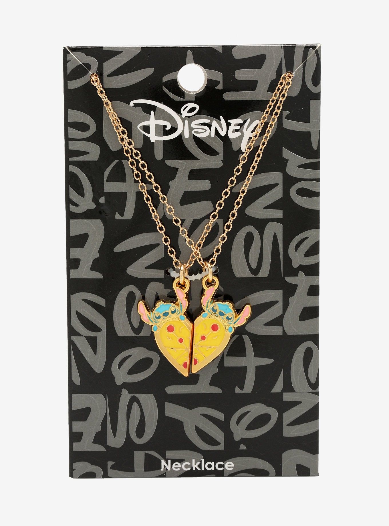 Lilo & Stitch- Dúo de Collares Pizza Stitch