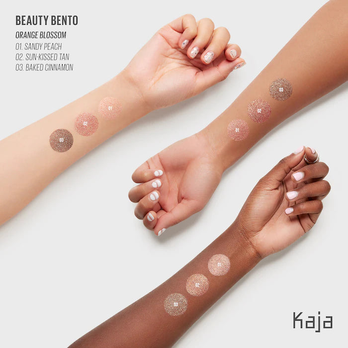 Kaja Eye Bento Bouncy Eyeshadow Trio- Orange Blossom