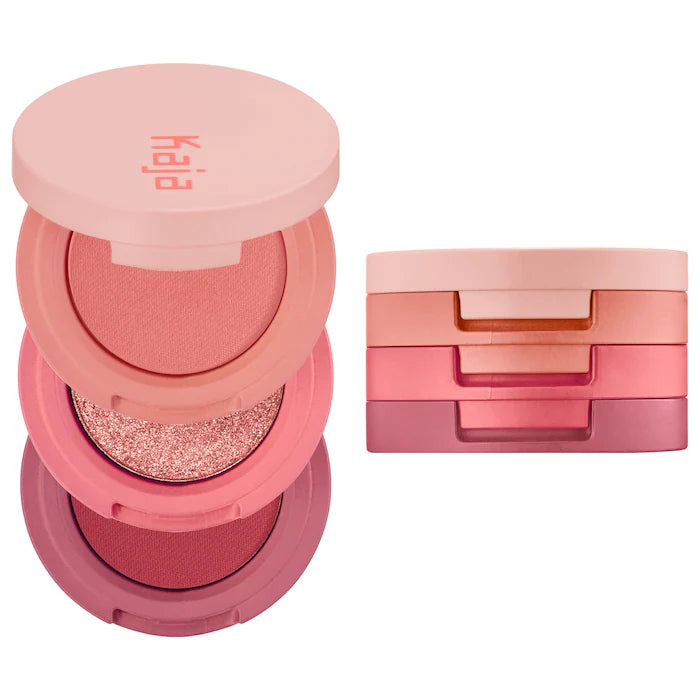 Kaja Eye Bento Bouncy Eyeshadow Trio-Glowing Guava