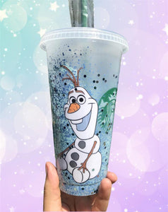 Vaso Starbucks- Olaf ~Frozen