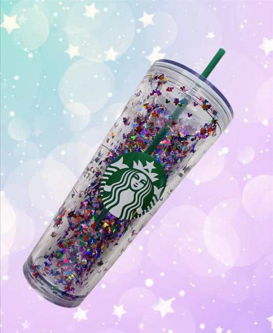 Vaso Starbucks- Glitter de Mickey de Colores