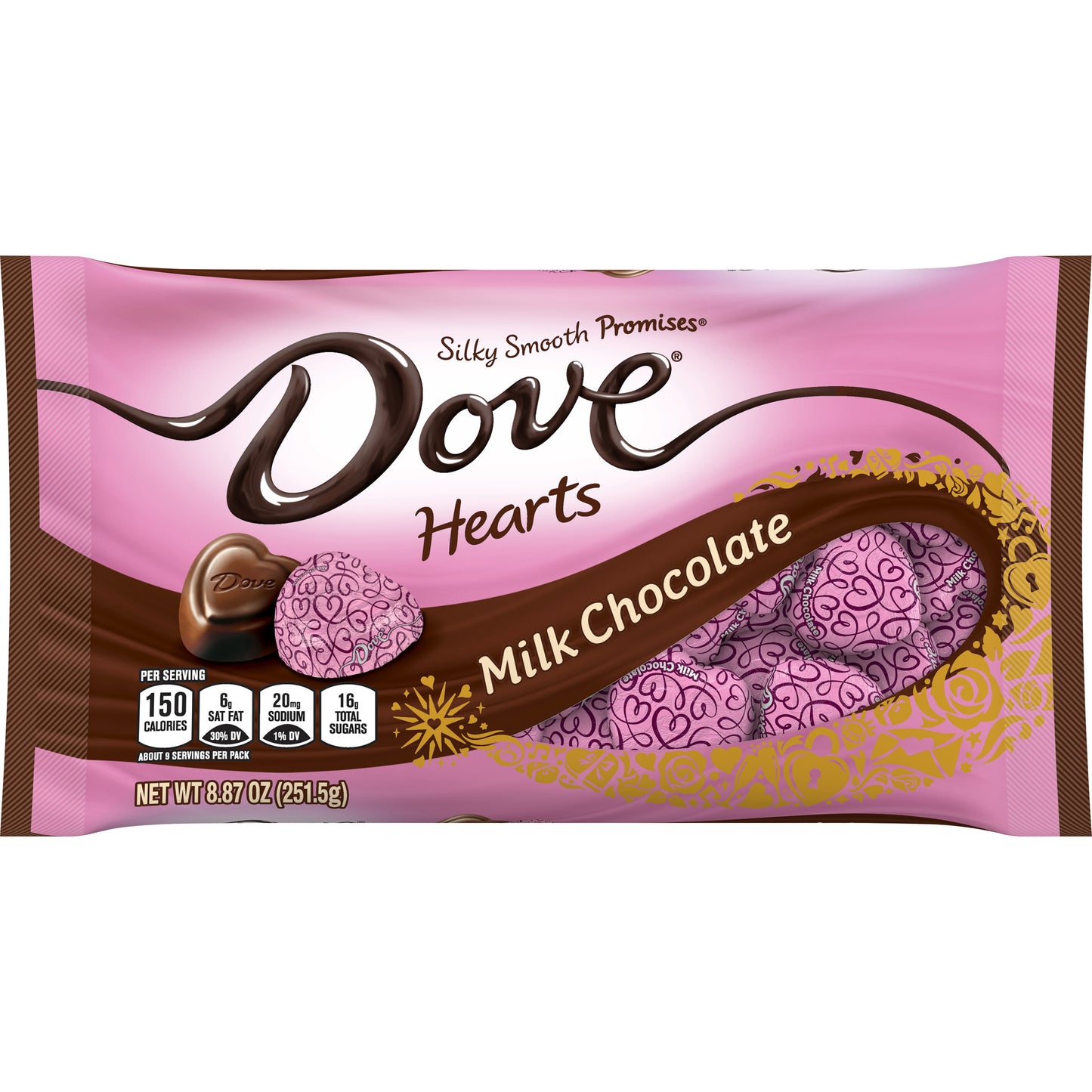 Dove Valentine's Milk Chocolate Hearts