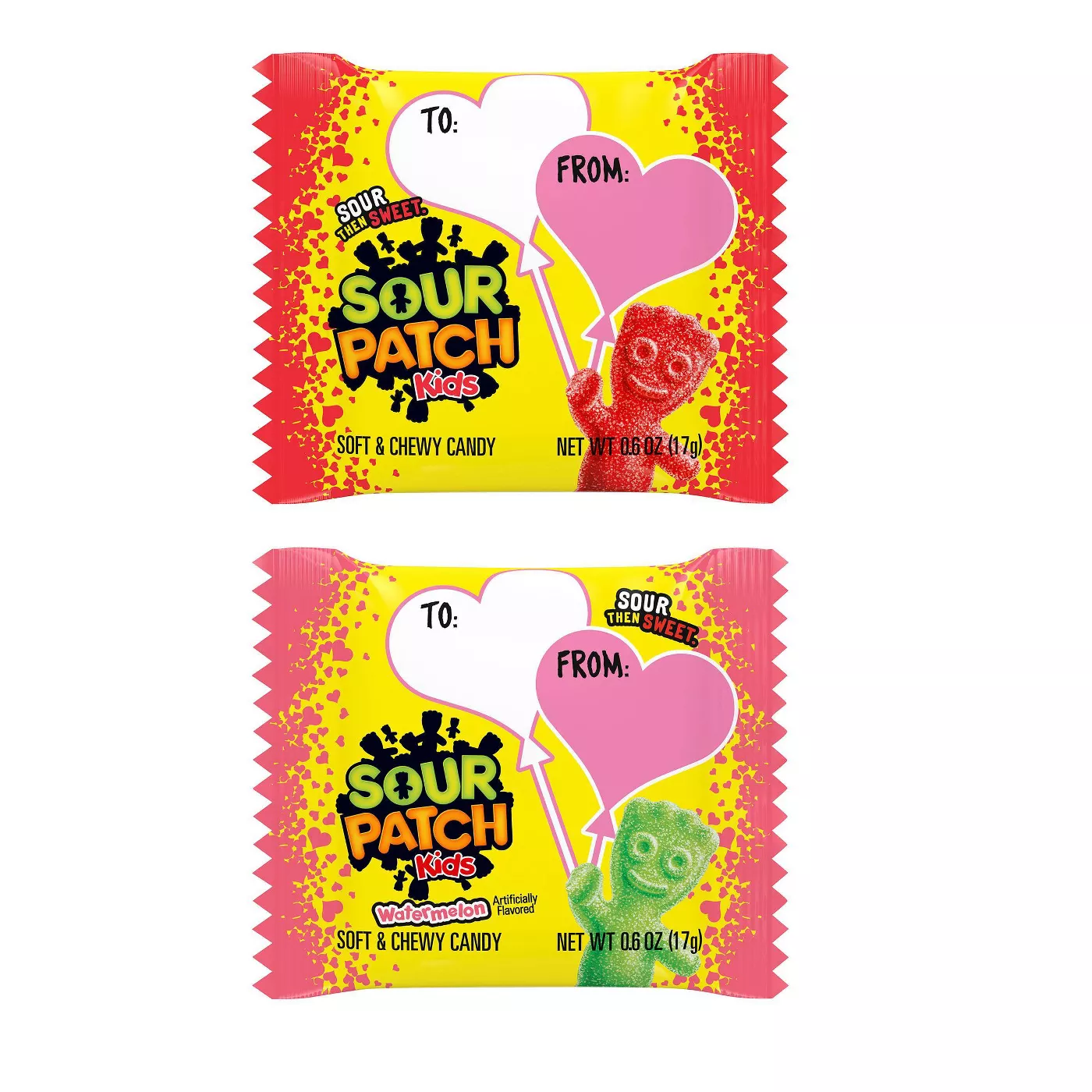 Sour Patch Kids & Sour Patch Watermelon Valentine's Day Bag